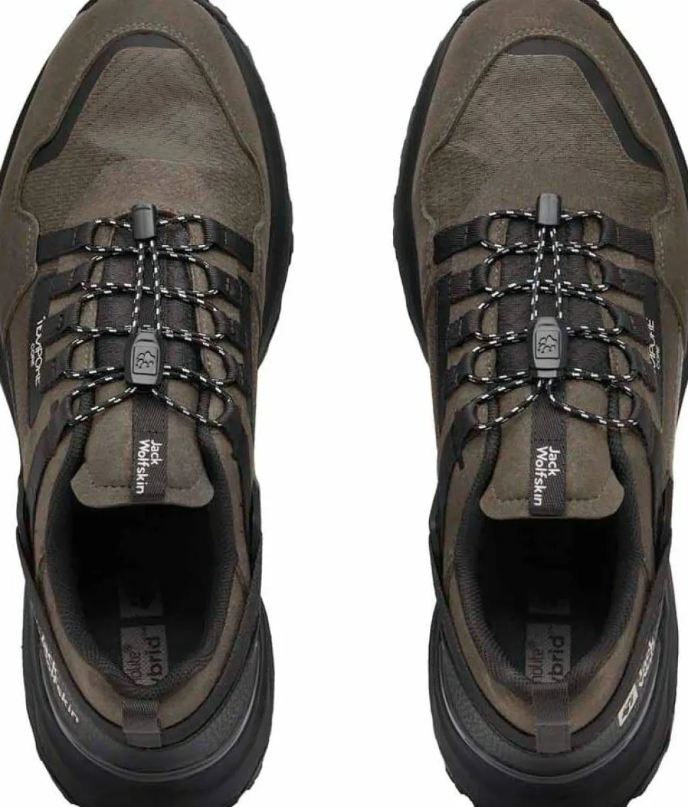 Jack Wolfskin Men's Dromoventure Athletic Texapore Low Cold Coffee