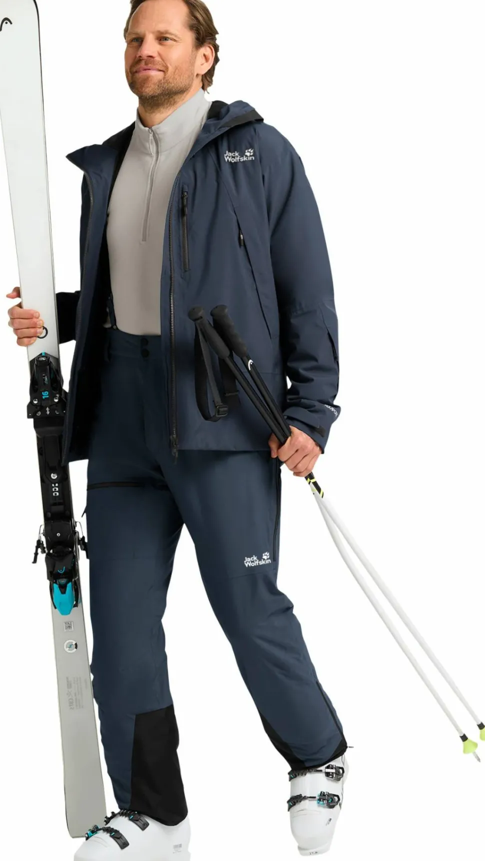 Jack Wolfskin Men's Flowline Pro 2l Ins Pants Midnight Sky