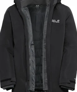 Jack Wolfskin Men's Flowline 3in1 Jacket Black