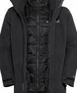 Jack Wolfskin Men's Flowline 3in1 Jacket Black