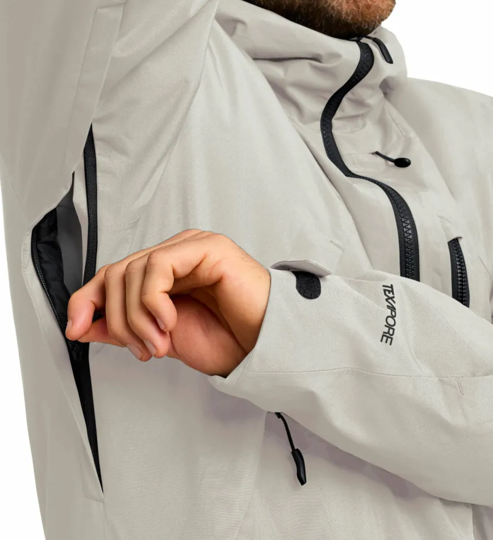 Jack Wolfskin Men's Flowline Pro 2l Ins Jacket Pale Sand