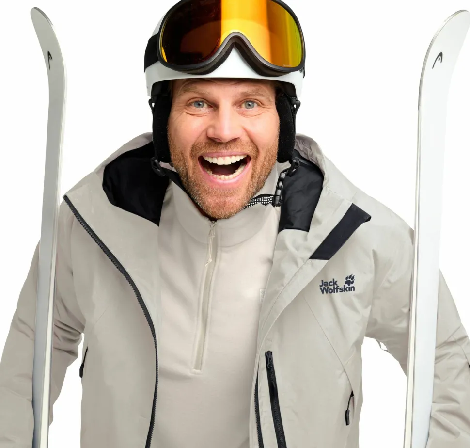 Jack Wolfskin Men's Flowline Pro 2l Ins Jacket Pale Sand