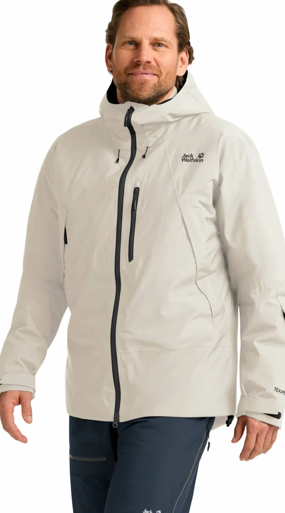 Jack Wolfskin Men's Flowline Pro 2l Ins Jacket Pale Sand