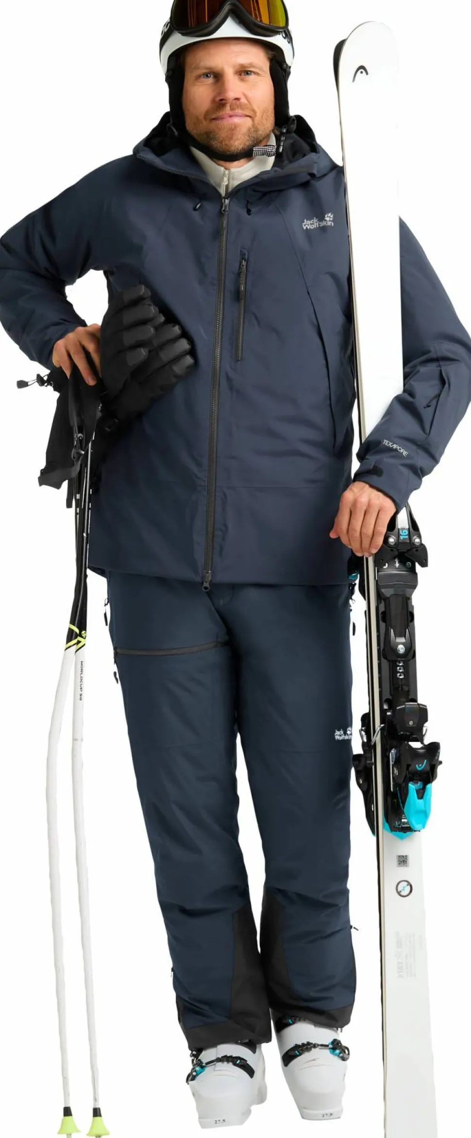 Jack Wolfskin Men's Flowline Pro 2l Ins Jacket Midnight Sky