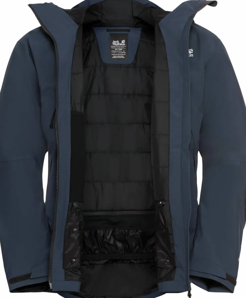 Jack Wolfskin Men's Flowline Pro 2l Ins Jacket Midnight Sky