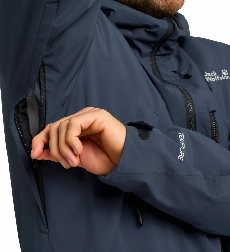 Jack Wolfskin Men's Flowline Pro 2l Ins Jacket Midnight Sky