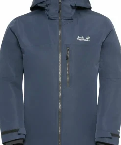Jack Wolfskin Men's Flowline 3in1 Jacket Midnight Sky