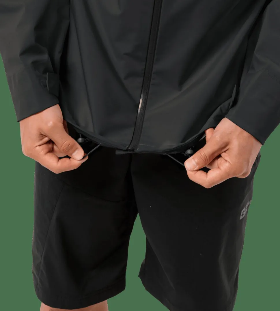 Jack Wolfskin Men's Highest Peak 3-Layer Jacket Black
