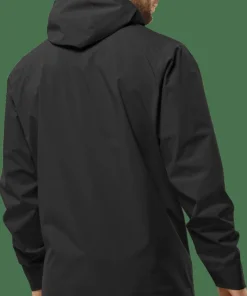 Jack Wolfskin Men's Highest Peak 3-Layer Jacket Black