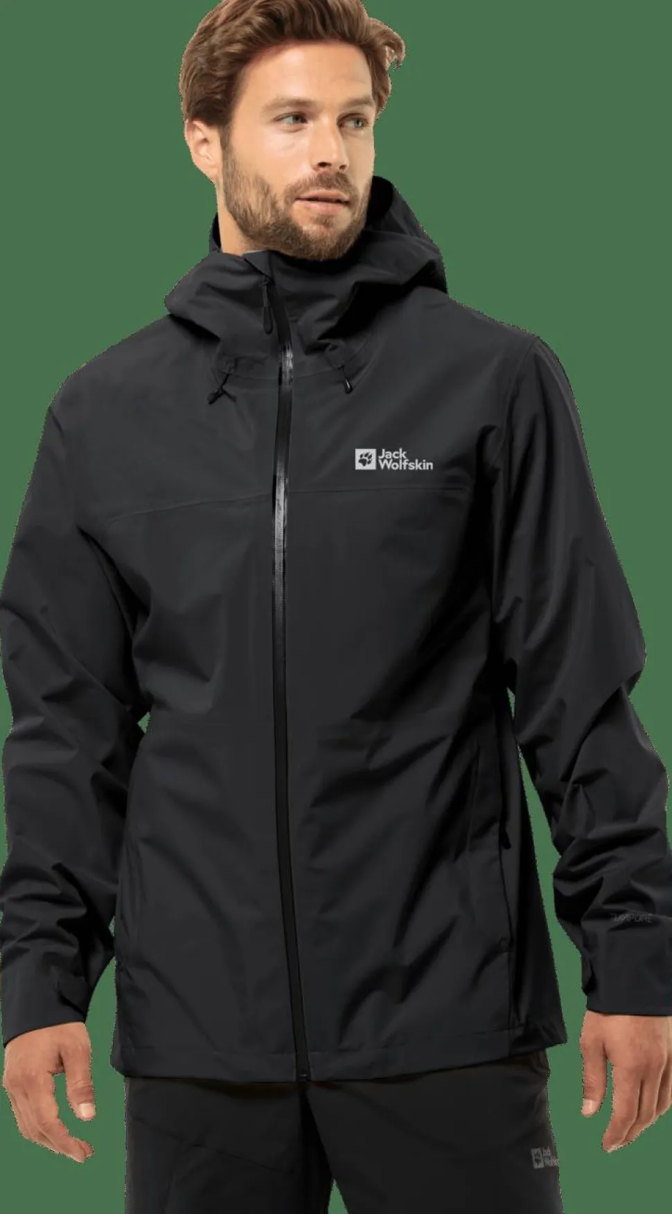 Jack Wolfskin Men's Highest Peak 3-Layer Jacket Black