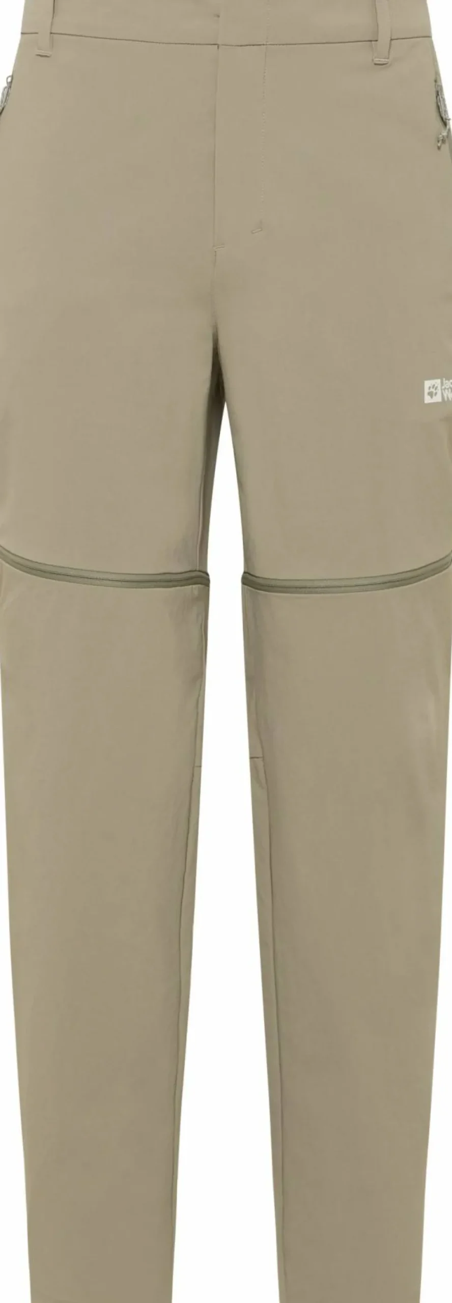 Jack Wolfskin Men's Hikeout Zip Off Pants Stone
