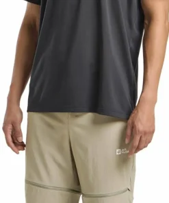 Jack Wolfskin Men's Hikeout Zip Off Pants Stone