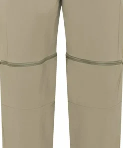Jack Wolfskin Men's Hikeout Zip Off Pants Stone