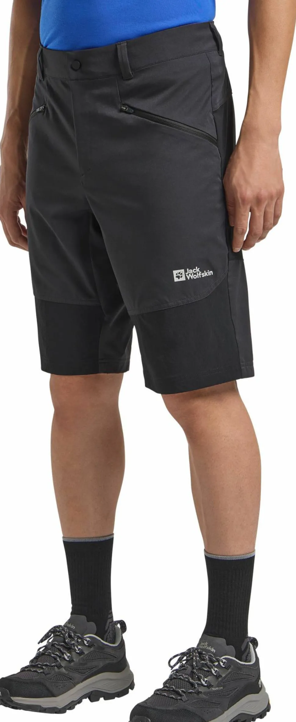 Jack Wolfskin Men's Hiking Alpine Short Phantom
