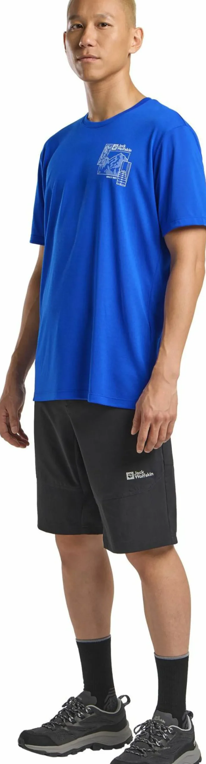 Jack Wolfskin Men's Hiking Alpine Short Phantom