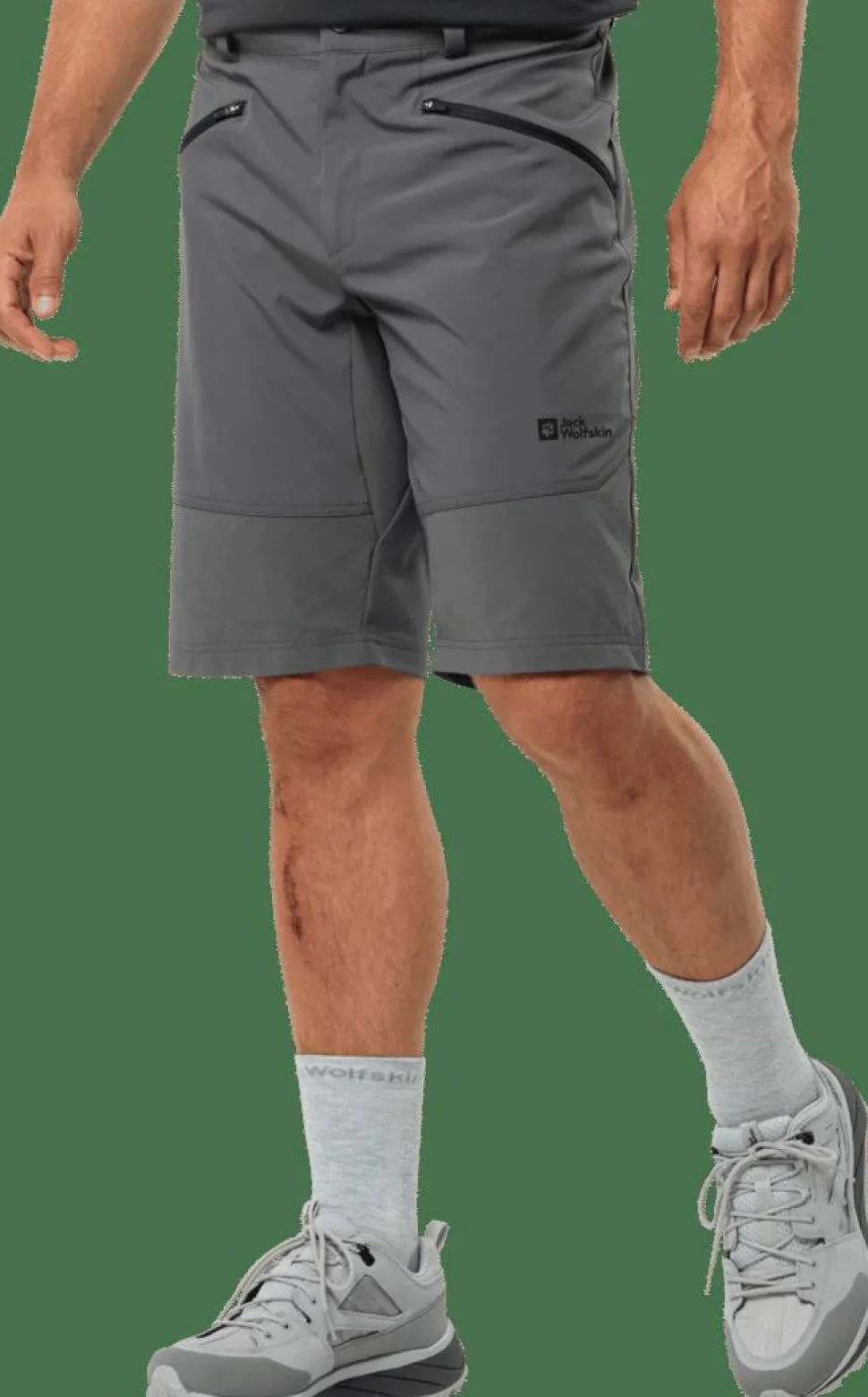 Jack Wolfskin Men's Hiking Alpine Shorts Slate