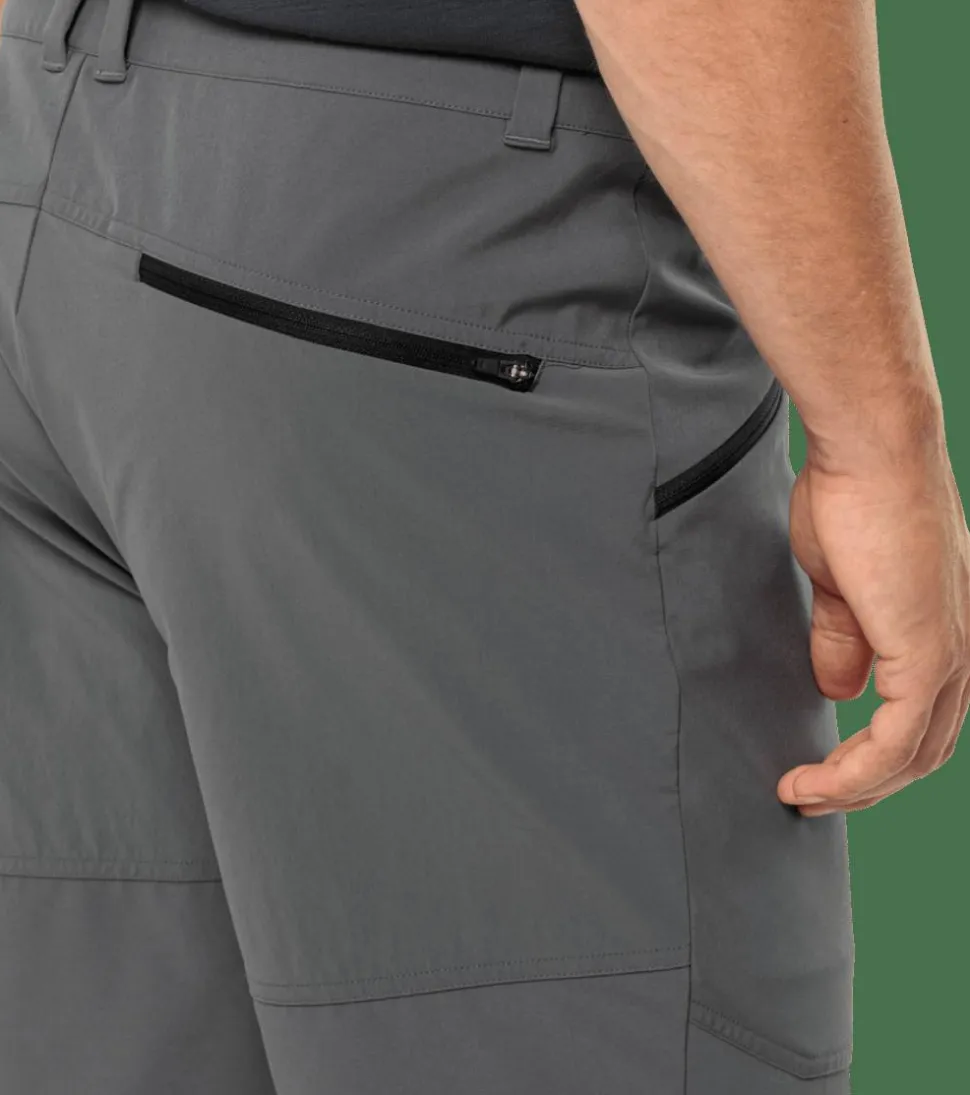 Jack Wolfskin Men's Hiking Alpine Shorts Slate