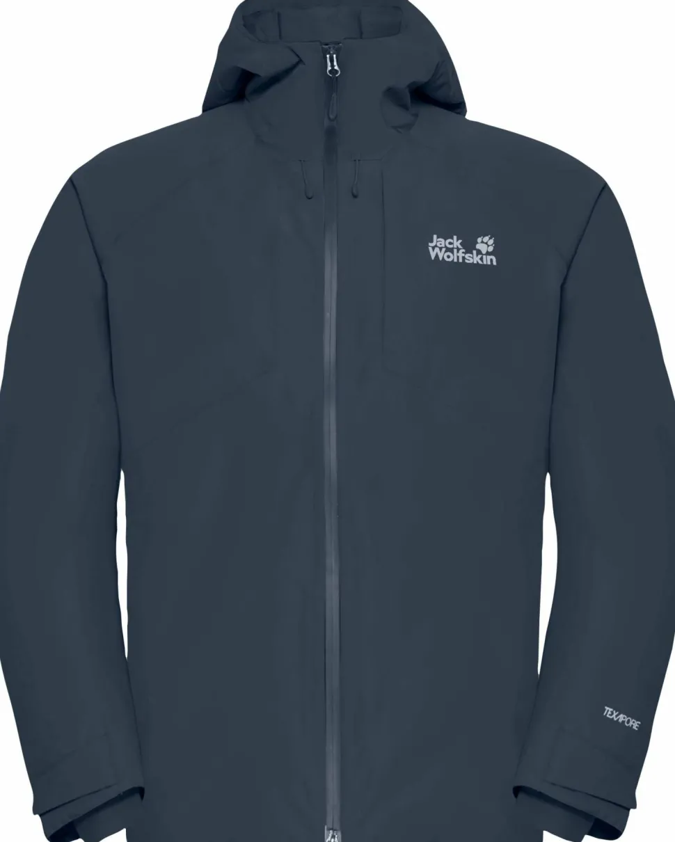 Jack Wolfskin Men's Icecape 2l Down Ins Jacket Rds Midnight Sky