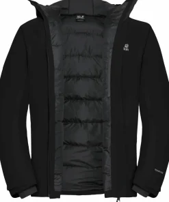 Jack Wolfskin Men's Icecape 2l Down Ins Jacket Rds Black