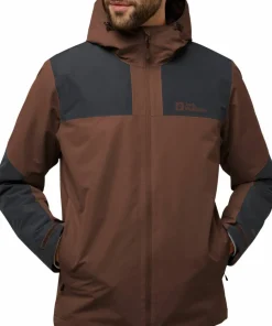 Jack Wolfskin Men's Jasper Ins Jacket Hot Choc