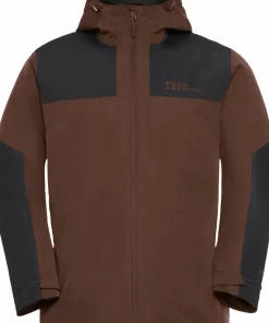 Jack Wolfskin Men's Jasper Ins Jacket Hot Choc