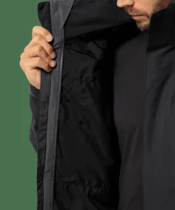 Jack Wolfskin Men's Jasper 2-Layer Jacket Black