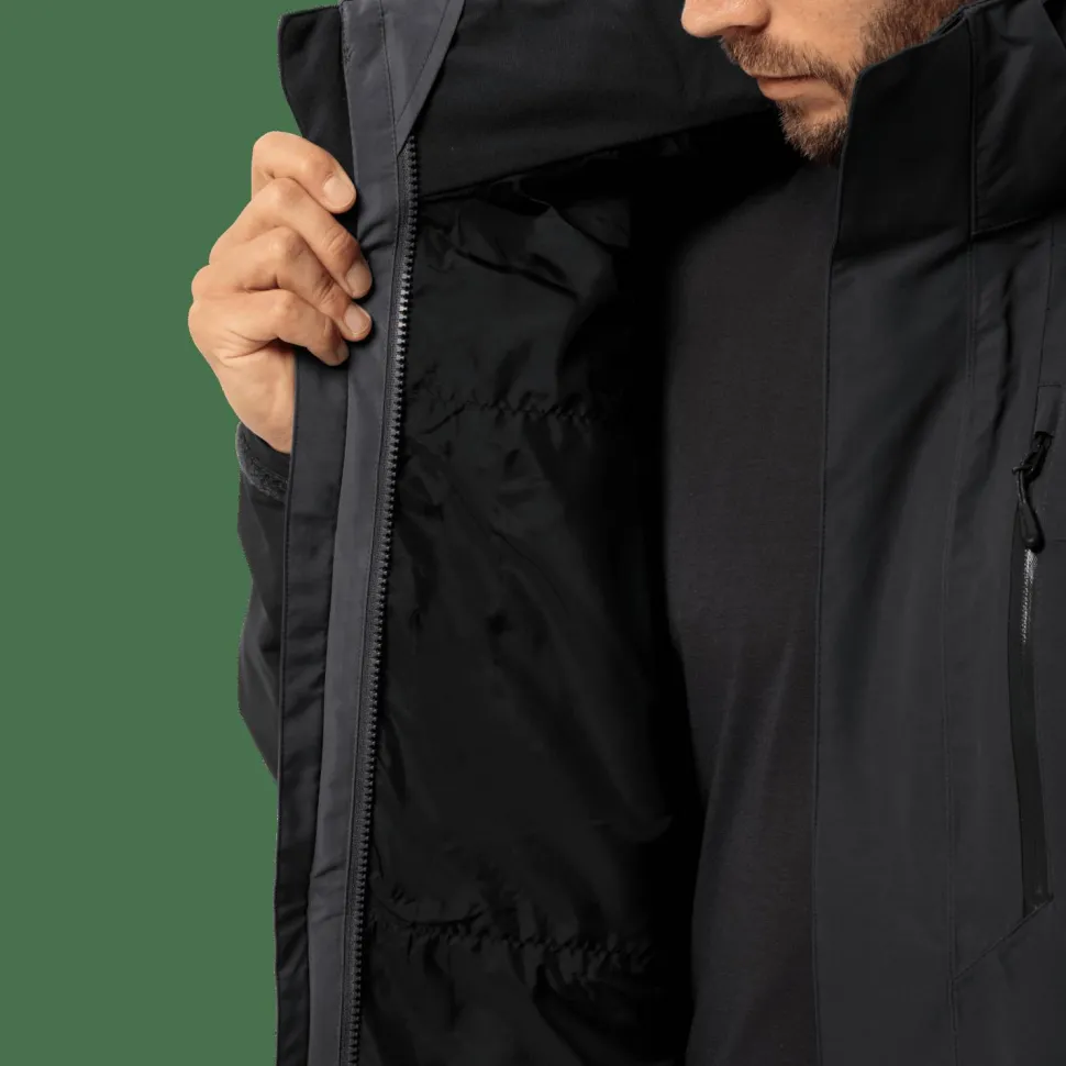 Jack Wolfskin Men's Jasper 2-Layer Jacket Black