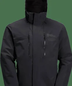 Jack Wolfskin Men's Jasper 2-Layer Jacket Black