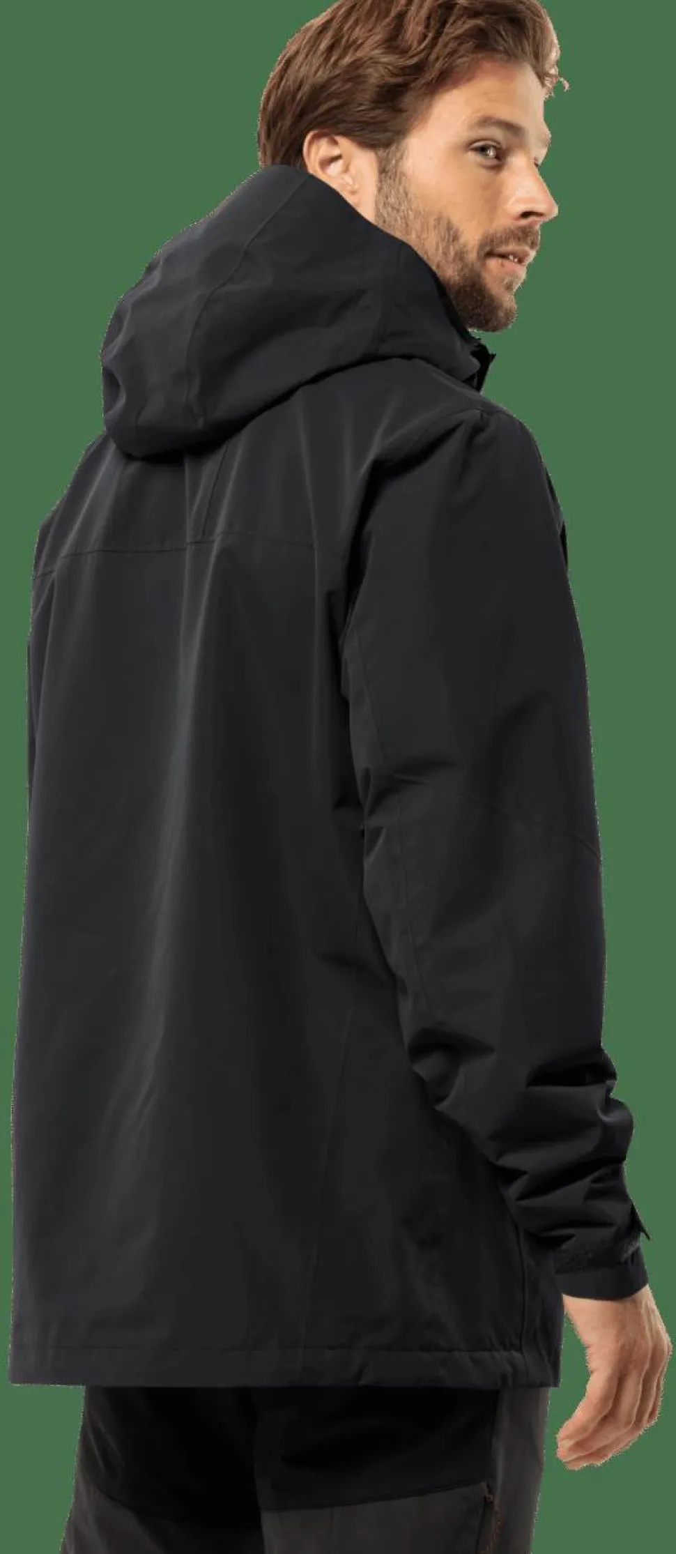 Jack Wolfskin Men's Jasper 2-Layer Jacket Black