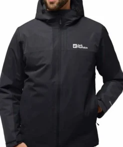 Jack Wolfskin Men's Jasper Ins Jacket Black