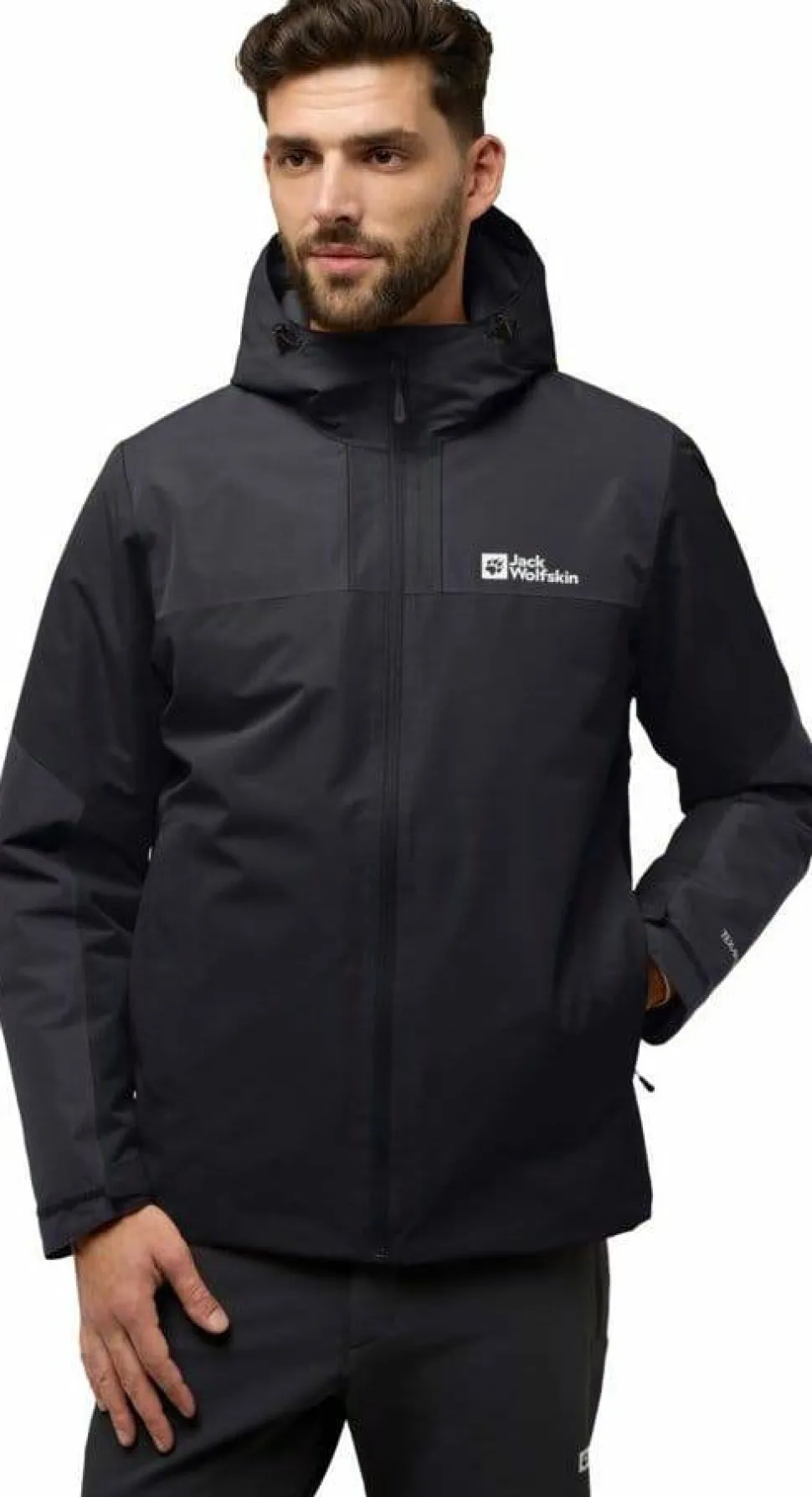 Jack Wolfskin Men's Jasper Ins Jacket Black
