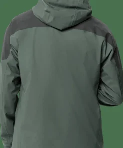 Jack Wolfskin Men's Kammweg 2-Layer Jacket Hedge Green