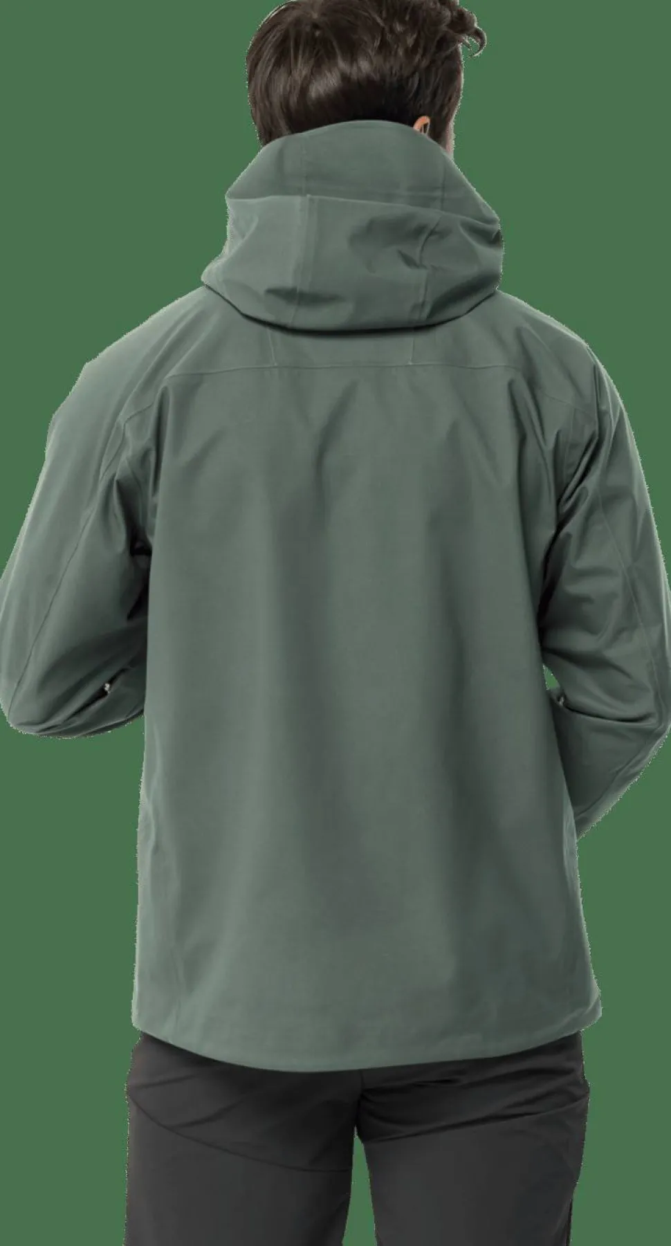 Jack Wolfskin Men's Kammweg 3-Layer Jacket Hedge Green