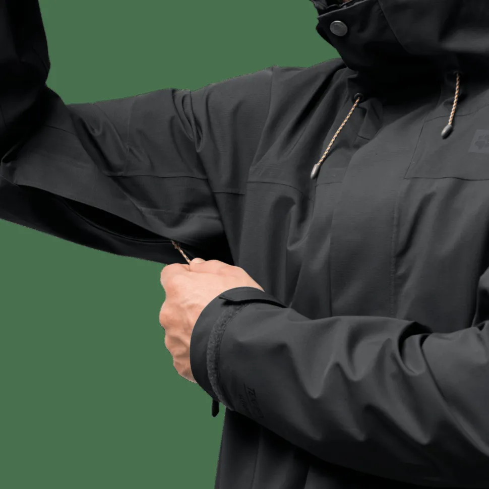 Jack Wolfskin Men's Kammweg 2-Layer Jacket Phantom