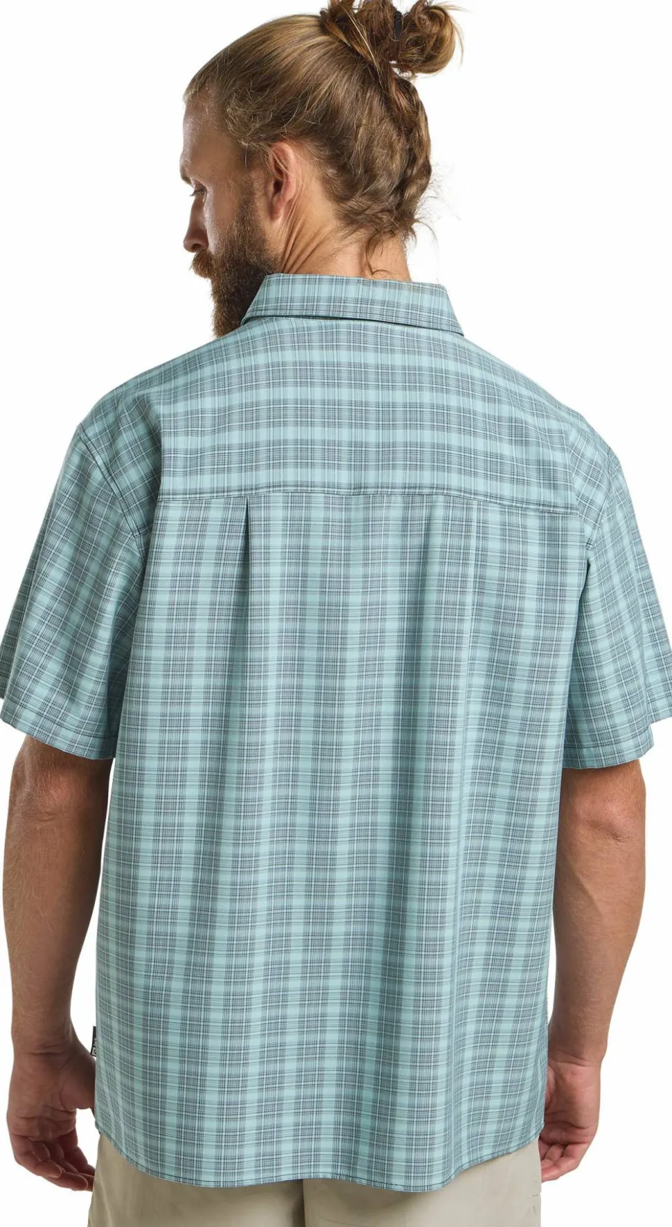 Jack Wolfskin Men's Meseta Shirt Check Dark Navy