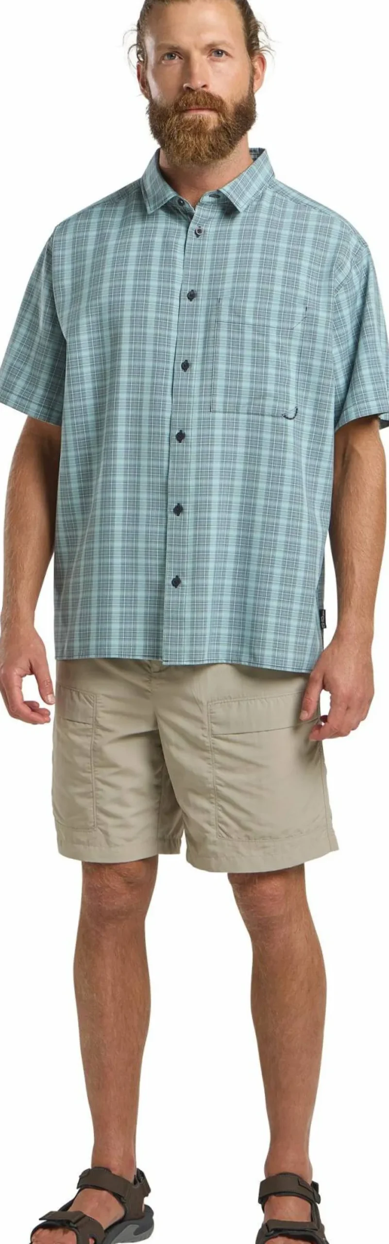 Jack Wolfskin Men's Meseta Shirt Check Dark Navy