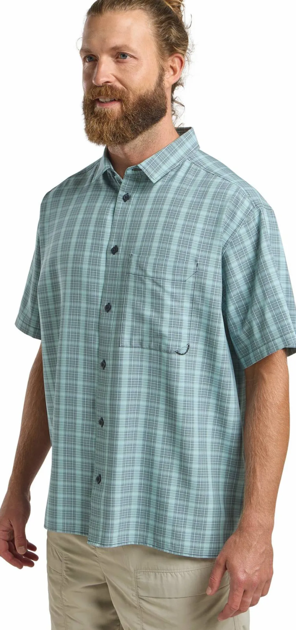 Jack Wolfskin Men's Meseta Shirt Check Dark Navy