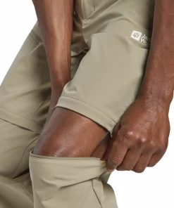Jack Wolfskin Men's Pico Trail Zip Off Pants Stone