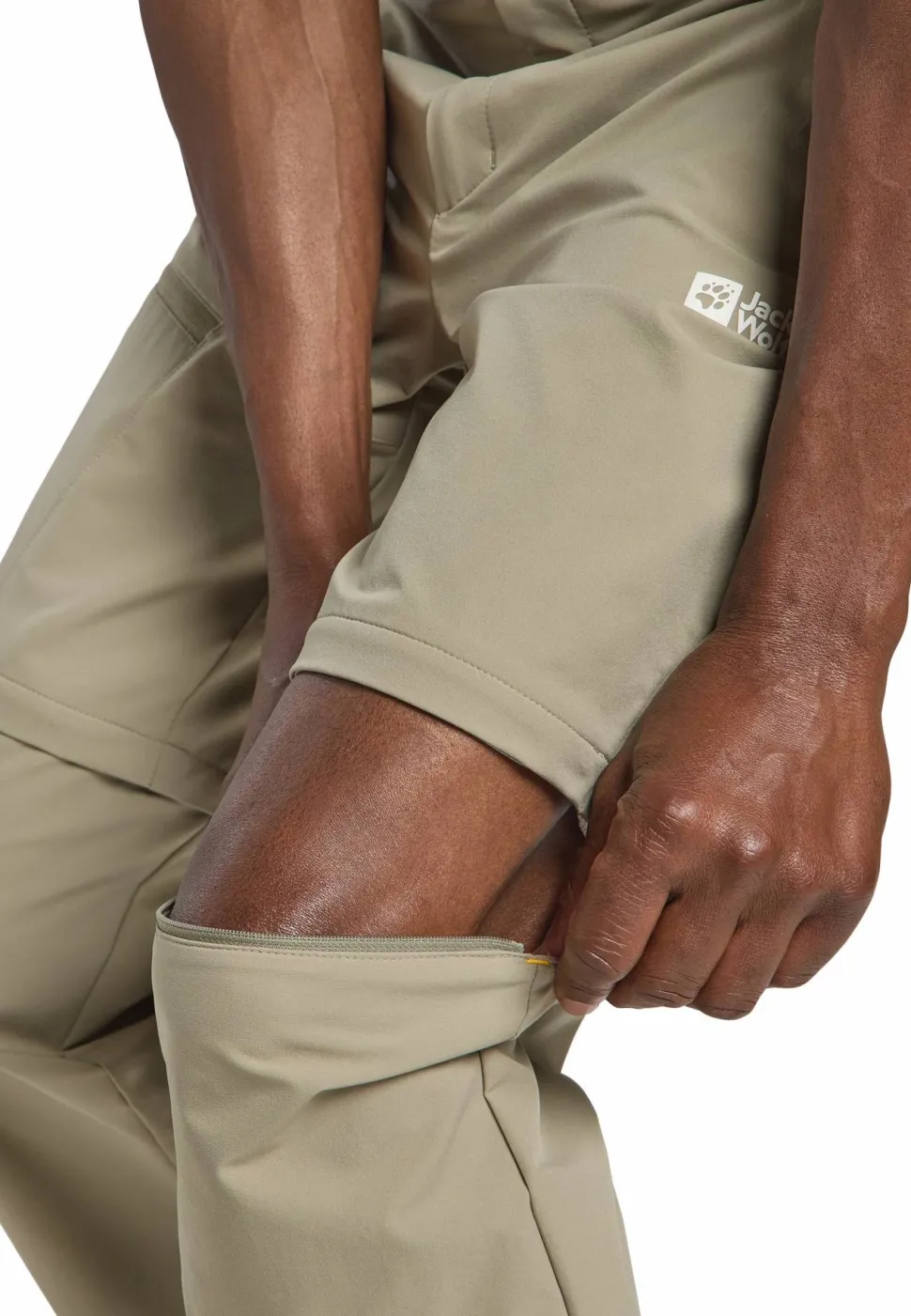 Jack Wolfskin Men's Pico Trail Zip Off Pants Stone