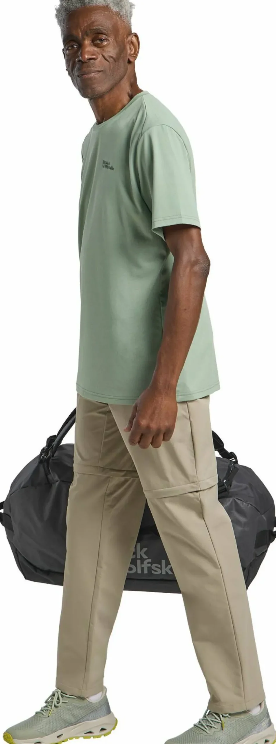 Jack Wolfskin Men's Pico Trail Zip Off Pants Stone