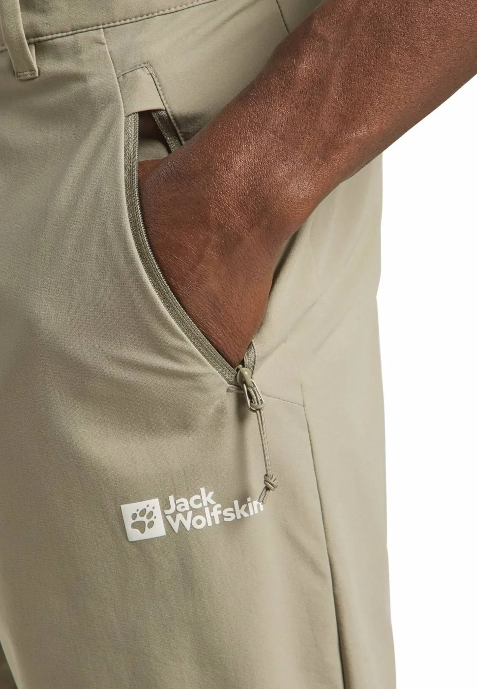 Jack Wolfskin Men's Pico Trail Zip Off Pants Stone