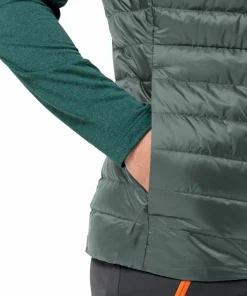 Jack Wolfskin Men's Pilvi Down Vest Hedge Green