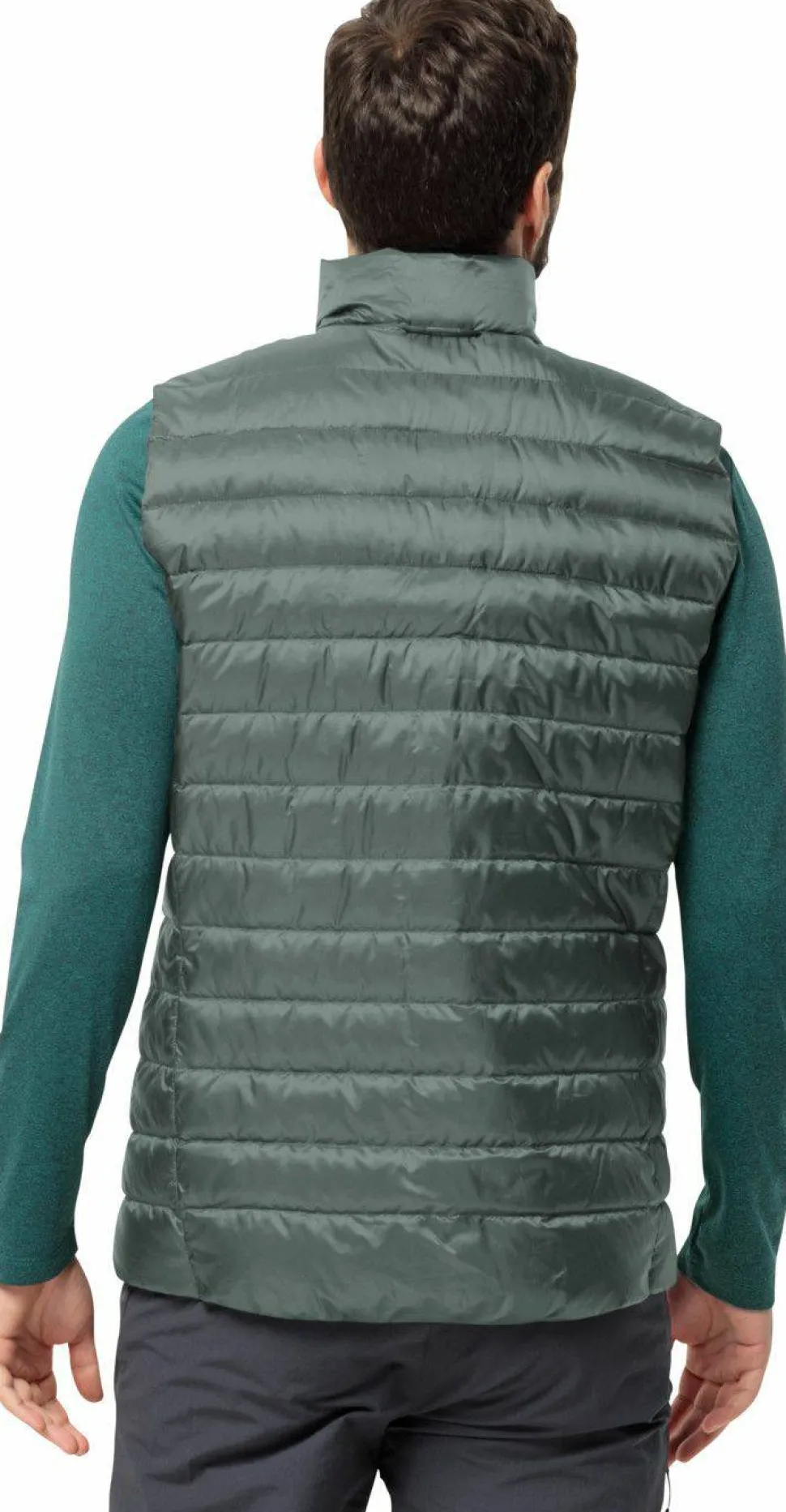Jack Wolfskin Men's Pilvi Down Vest Hedge Green