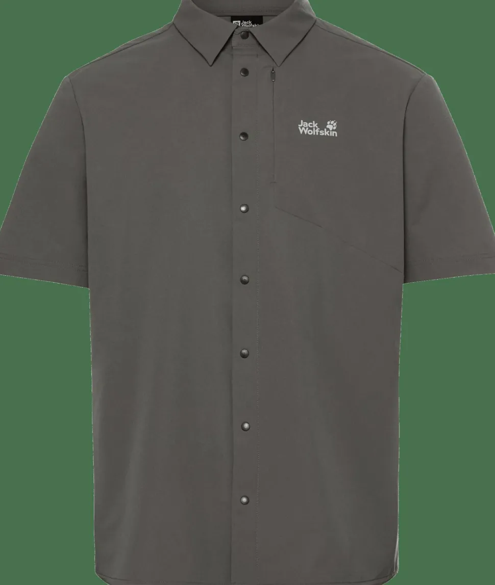 Jack Wolfskin Men's Prelight Suncool Shirt Flint