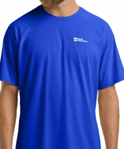 Jack Wolfskin Men's Prelight Swift Tee Vibrant Blue