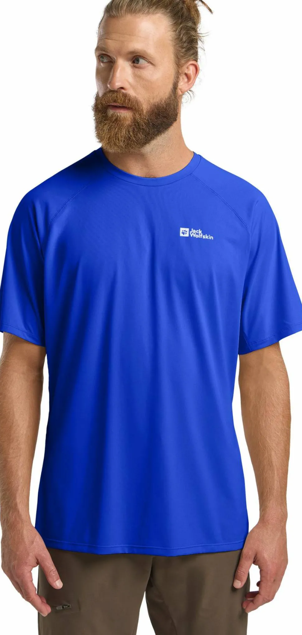 Jack Wolfskin Men's Prelight Swift Tee Vibrant Blue