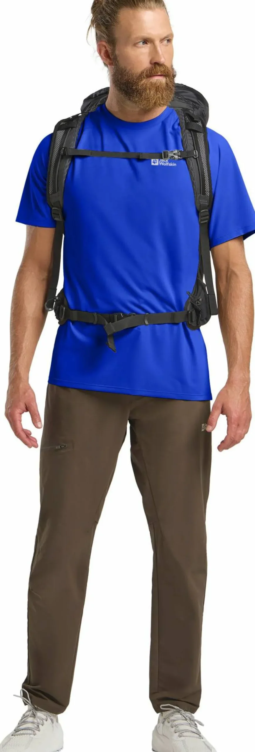 Jack Wolfskin Men's Prelight Swift Tee Vibrant Blue