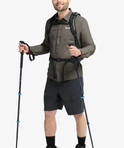 Jack Wolfskin Men's Prelight Suncool Ls Shirt Flint