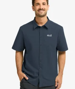 Jack Wolfskin Men's Prelight Suncool Shirt Midnight Sky