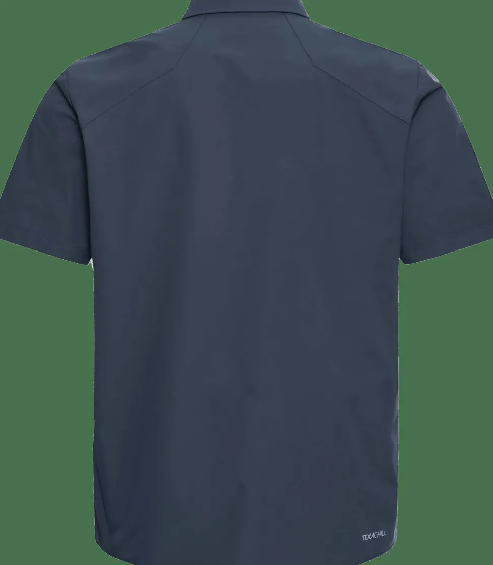 Jack Wolfskin Men's Prelight Suncool Shirt Midnight Sky
